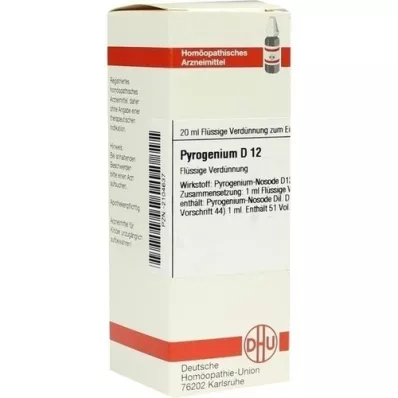 PYROGENIUM D 12 Fortynding, 20 ml
