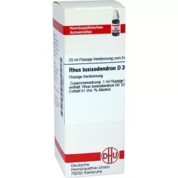 RHUS TOXICODENDRON D 30 Fortynding, 20 ml
