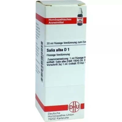 SALIX ALBA D 1 fortynding, 20 ml