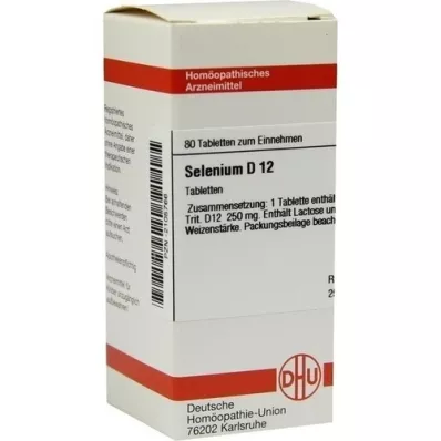 SELENIUM D 12 tabletter, 80 stk