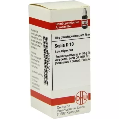 SEPIA D 10 kugler, 10 g