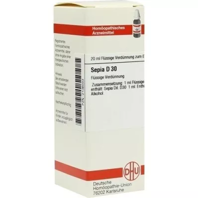 SEPIA D 30 Fortynding, 20 ml