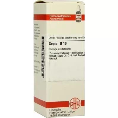 SEPIA D 10 fortynding, 20 ml