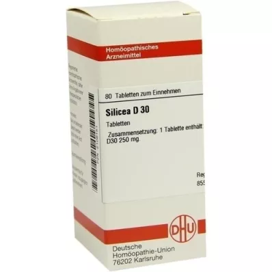 SILICEA D 30 tabletter, 80 stk