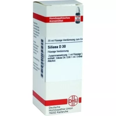 SILICEA D 30 Fortynding, 20 ml