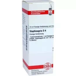 STAPHISAGRIA D4-fortynding, 20 ml