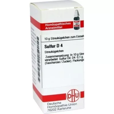 SULFUR D 4 kugler, 10 g