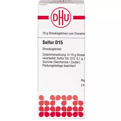 SULFUR D 15 kugler, 10 g