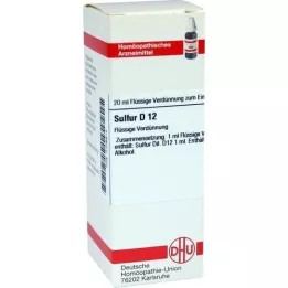 SULFUR D 12 Fortynding, 20 ml