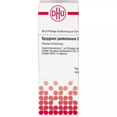SYZYGIUM JAMBOLANUM D 2 Fortynding, 20 ml