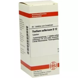 THALLIUM SULFURICUM D 12 tabletter, 80 stk