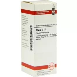 THUJA D 12 Fortynding, 20 ml