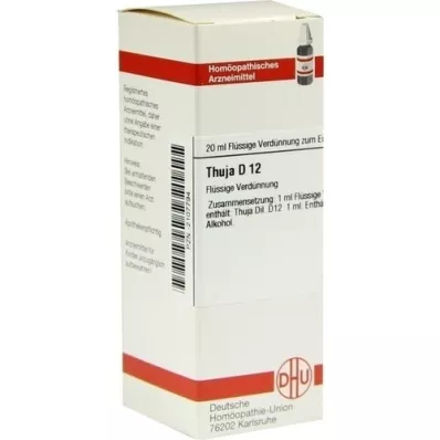 THUJA D 12 Fortynding, 20 ml
