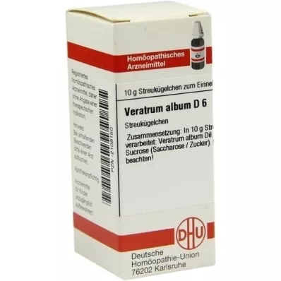 VERATRUM ALBUM D 6 kugler, 10 g