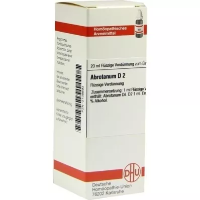 ABROTANUM D 2 Fortynding, 20 ml
