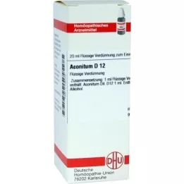 ACONITUM D 12 Fortynding, 20 ml