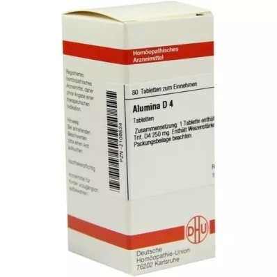 ALUMINA D 4 tabletter, 80 stk