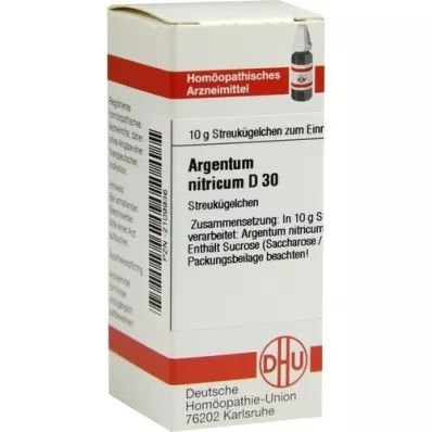 ARGENTUM NITRICUM D 30 kugler, 10 g