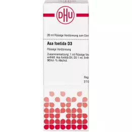 ASA FOETIDA D3-fortynding, 20 ml