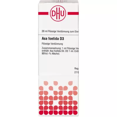 ASA FOETIDA D3-fortynding, 20 ml