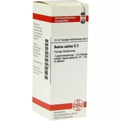AVENA SATIVA D 2 Fortynding, 20 ml