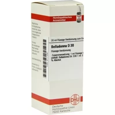 BELLADONNA D 30 Fortynding, 20 ml