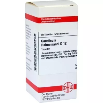 CAUSTICUM HAHNEMANNI D 12 tabletter, 80 stk