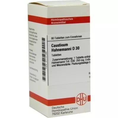 CAUSTICUM HAHNEMANNI D 30 tabletter, 80 stk