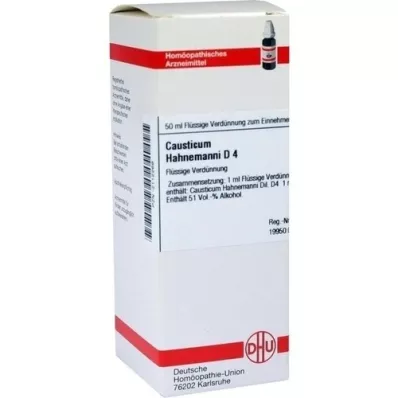 CAUSTICUM HAHNEMANNI D4-fortynding, 50 ml
