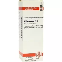 ALLIUM CEPA D3-fortynding, 20 ml