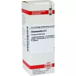 CHAMOMILLA D3-fortynding, 20 ml