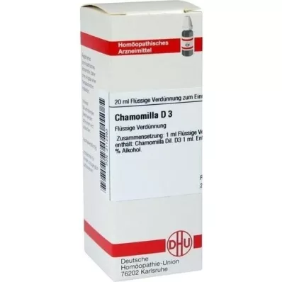 CHAMOMILLA D3-fortynding, 20 ml