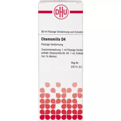 CHAMOMILLA D4-fortynding, 50 ml