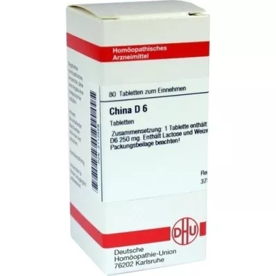 CHINA D 6 tabletter, 80 stk