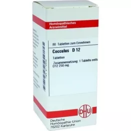 COCCULUS D 12 tabletter, 80 stk