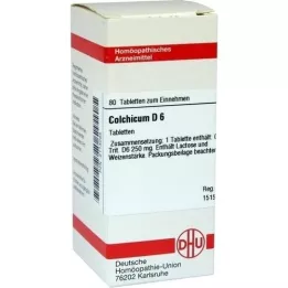 COLCHICUM D 6 tabletter, 80 stk