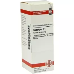 CRATAEGUS D 1 fortynding, 20 ml