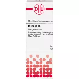 DIGITALIS D6 Fortynding, 20 ml