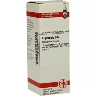 EUPHRASIA D6 Fortynding, 20 ml