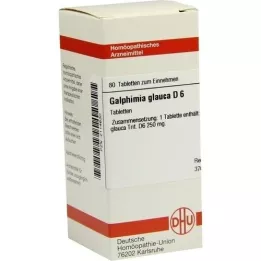 GALPHIMIA GLAUCA D 6 tabletter, 80 stk