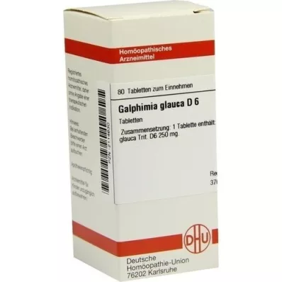 GALPHIMIA GLAUCA D 6 tabletter, 80 stk