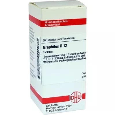 GRAPHITES D 12 tabletter, 80 stk