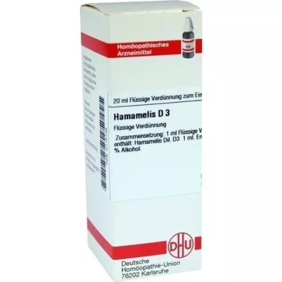 HAMAMELIS D3-fortynding, 20 ml