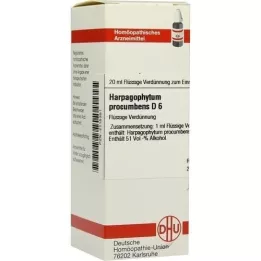 HARPAGOPHYTUM PROCUMBENS D6 Fortynding, 20 ml
