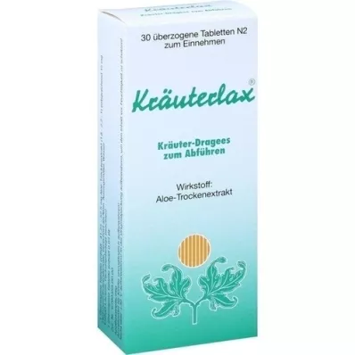KRÄUTERLAX Dr.Henk 15 mg urtedrag til afføring, 30 stk