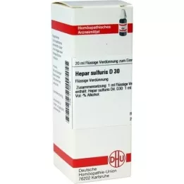 HEPAR SULFURIS D 30 Fortynding, 20 ml