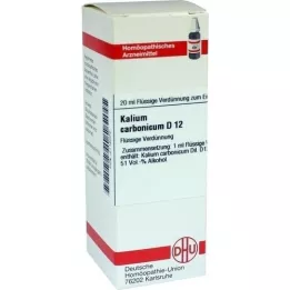 KALIUM CARBONICUM D 12 Fortynding, 20 ml
