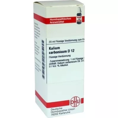 KALIUM CARBONICUM D 12 Fortynding, 20 ml