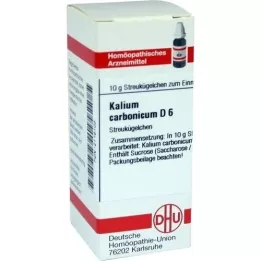KALIUM CARBONICUM D 6 kugler, 10 g