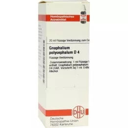GNAPHALIUM POLYCEPHALUM D4-fortynding, 20 ml